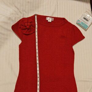 mac & jac Red Knit Tunic, Size M (Used)